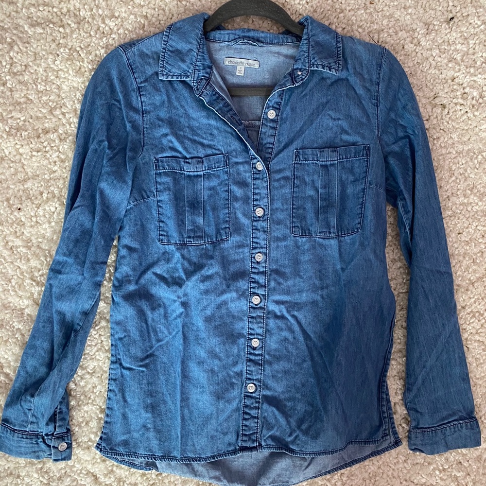 Women’s Long Sleeve Denim Shirt